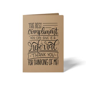 Le lot du meilleur compliment que vous puissiez faire est une carte de voeux avec enveloppes | Insérez votre carte de visite | E-mail client | 15-GC001