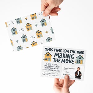 ENSEMBLE d'entreprises de déménagement / Maisons de courtage Mailer | Marketing des agents immobiliers | Cartes | M91-M003