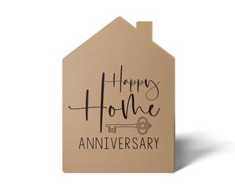 SET of Greeting Cards Happy Home Anniversary | Real Estate Agent Card | House Anniversary| Home Anniversary | Real Estate Mortgage | 5-GC002