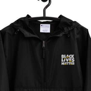 Chaqueta Black Lives Matter Abrigo embalable bordado