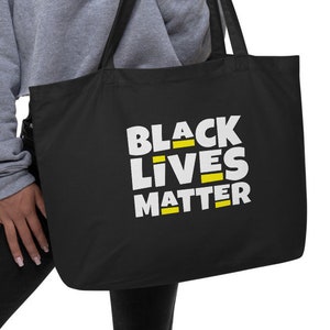 Black Lives Matter Tasche Große Bio-Tasche