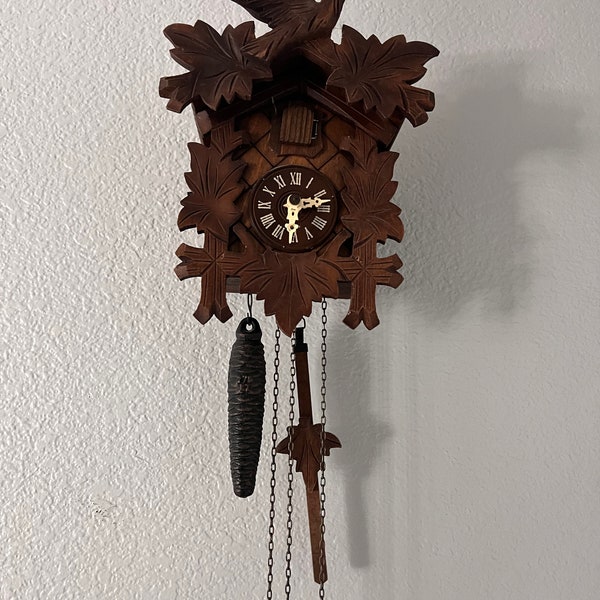 Germany Vintage Cuckoo Clock Etsy