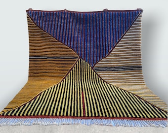 Moroccan rug 9’x 10’ Moroccan Beni ourain rug - Contemporary rug - Handmade rug - Moroccan rug - Hand knotted rug - Wool rug - Large rug