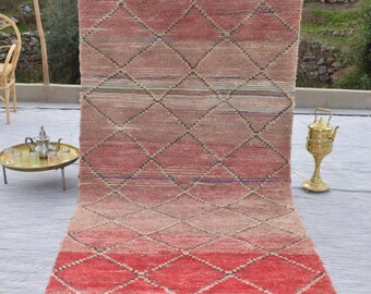 PAPRIKA Moroccan Boujaad rug, Berber Rug, Vintage Boujad Rug, Antique Red Rug, Beni Ouarain Rug, Geometric Area Rug, Beni Rug, Handmade rug