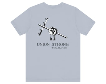 Union Strong Lineman T-Shirt, Rocky Mountain Working Class Tee