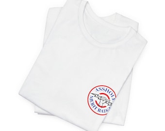 Funny Lineman T-Shirt, Asshole Merit Badge, Electrical Worker Gift
