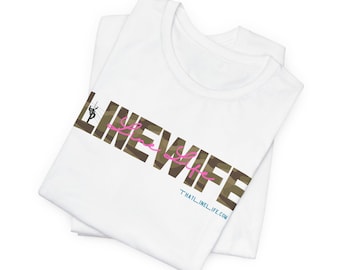 Camouflage Linewife Shirt, Union Lineman Wife Tee