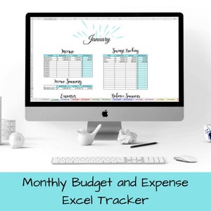 Monthly Budget Template - Expense Tracker Spreadsheet - Monthly Budget Planner - Zero Based Budget Template - Excel Budget Spreadsheet
