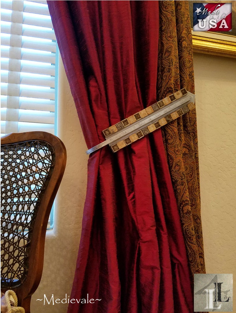 Amare Moderno Collection Midievale Pair Drapery Holdbacks Etsy
