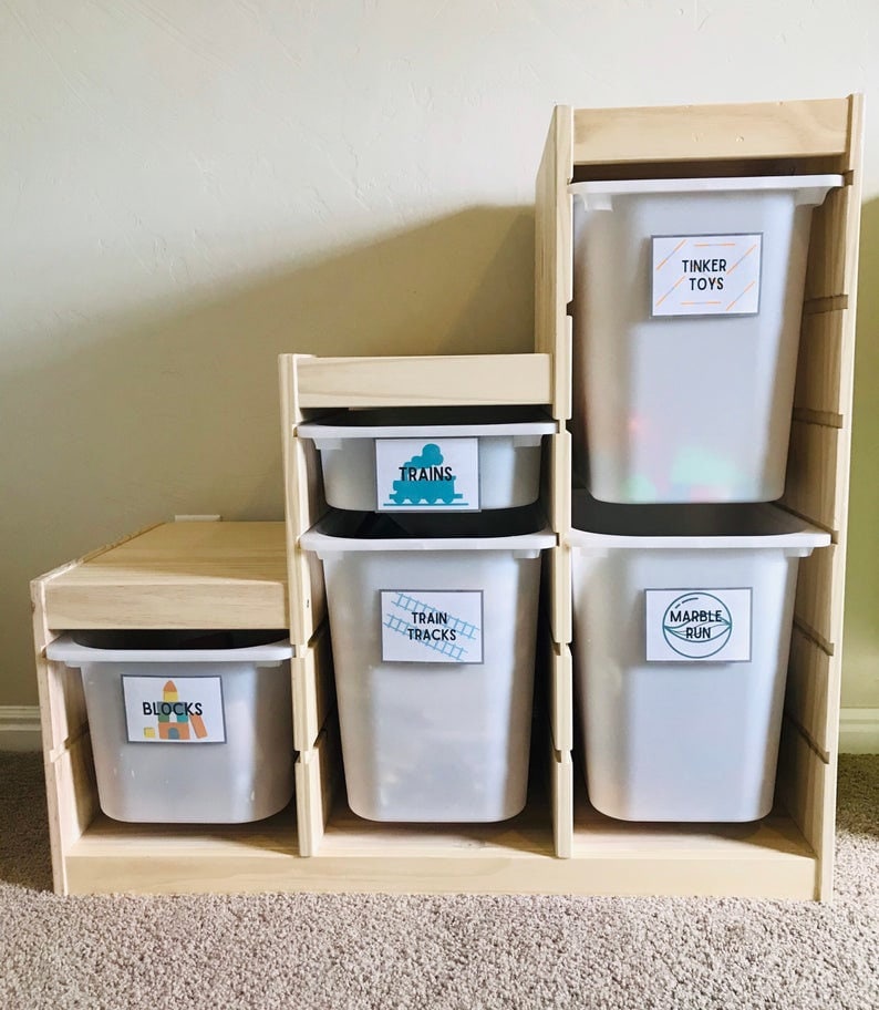 CUSTOM Printable Toy Labels for Organizing Playroom - Custom ...