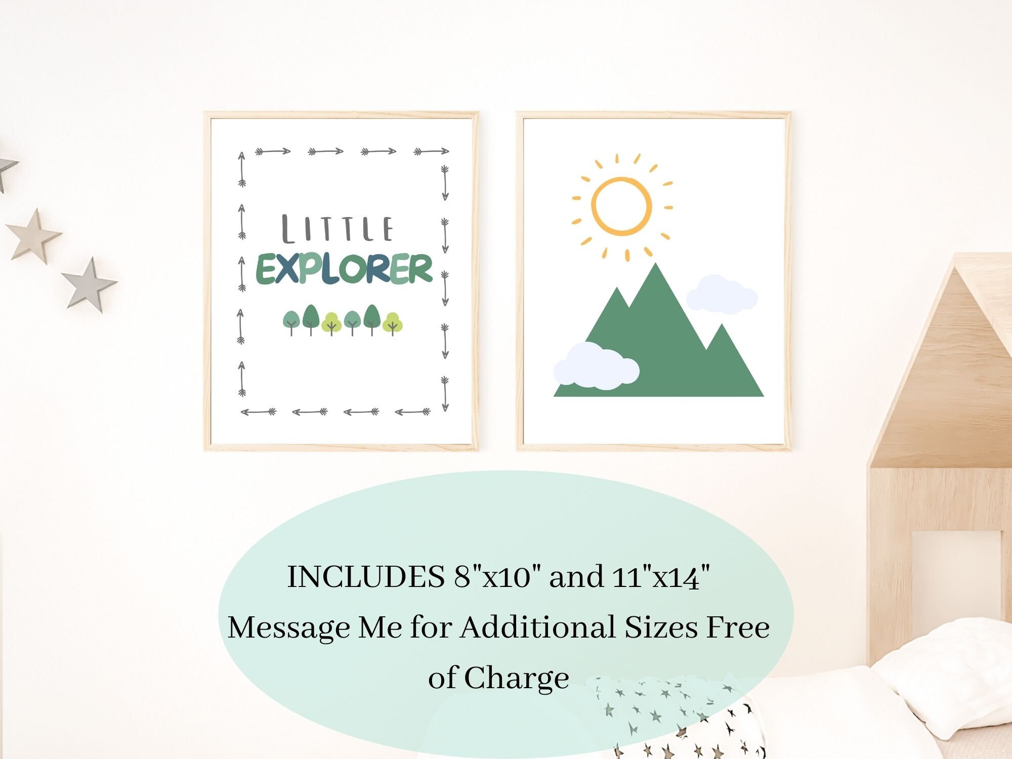Printable Little Explorer Nursery and Kid's Room Decor for Boys and