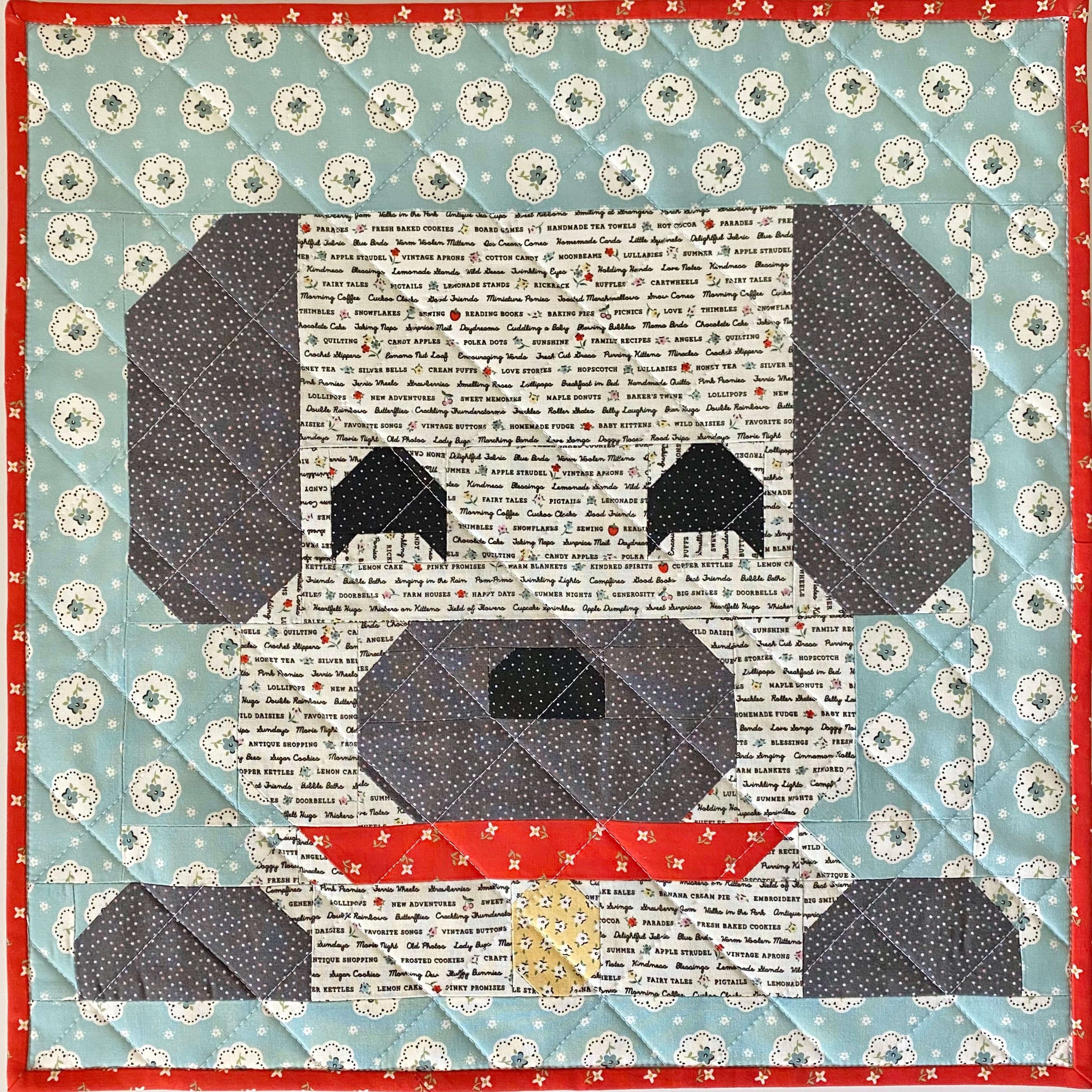 Ruff Patterns My Favorite Ruff Mini Quilts Pattern - Two Block Designs Finished 18 ...