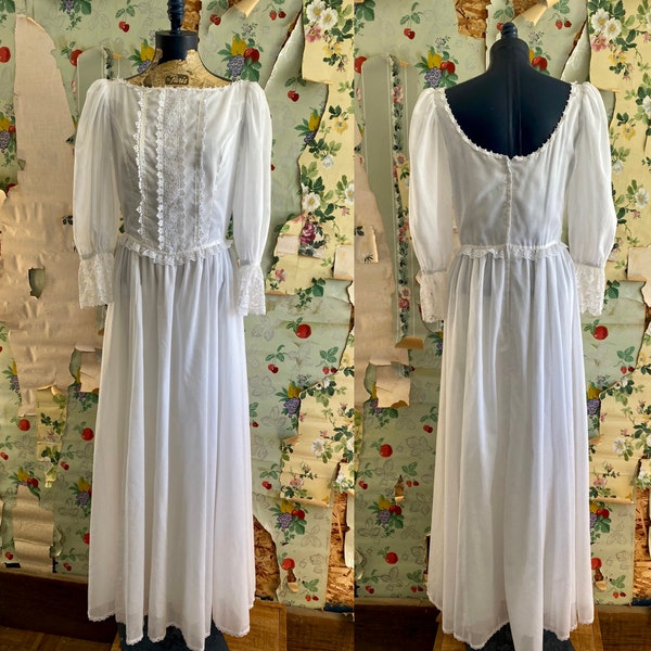 Romantic White Dress Etsy