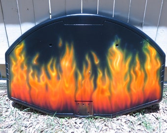 Fire Backboard Painting