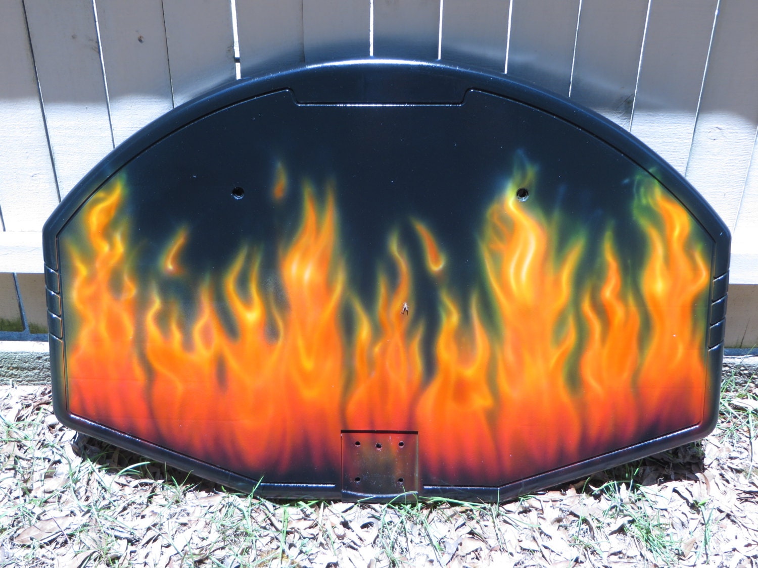 Fire Backboard Painting Etsy