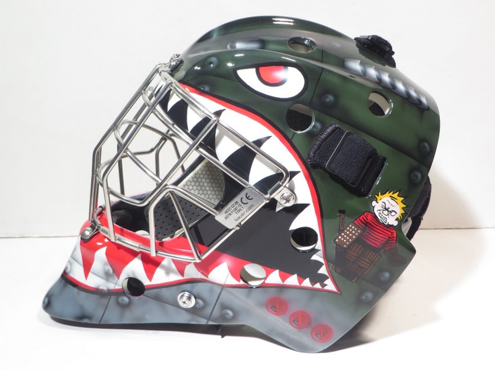 Custom Airbrush Your Goalie Helmet Etsy