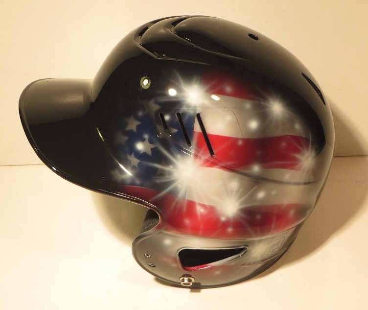 Custom Airbrushed Batting Helmet Painting YOUR helmet Etsy