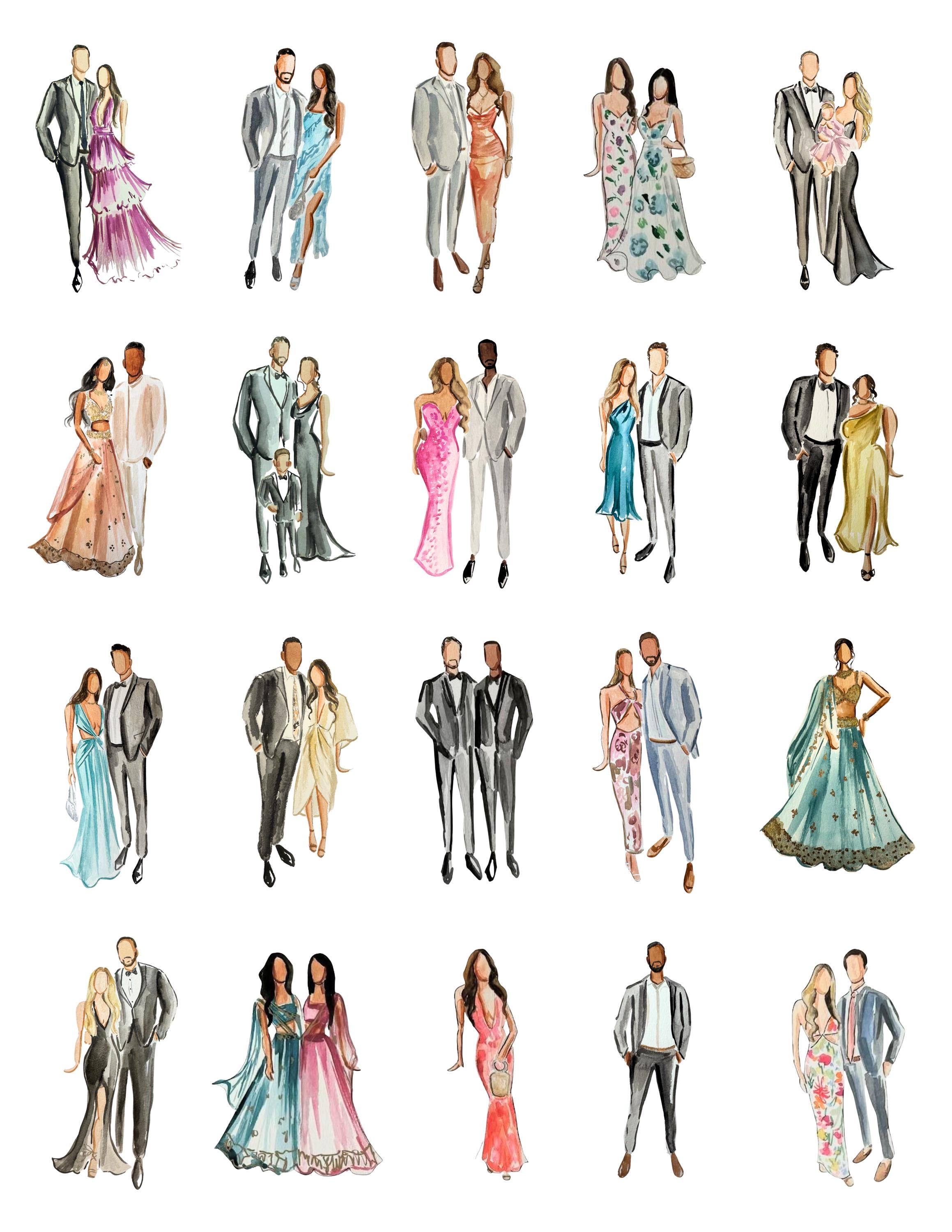 Live Wedding Illustration Artist NY