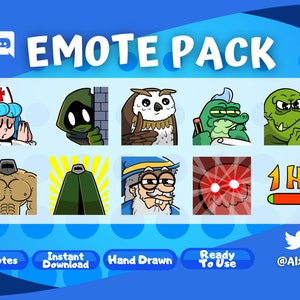 DnD Pack 2 - Dungeons and Dragons Twitch Emotes for Streamers