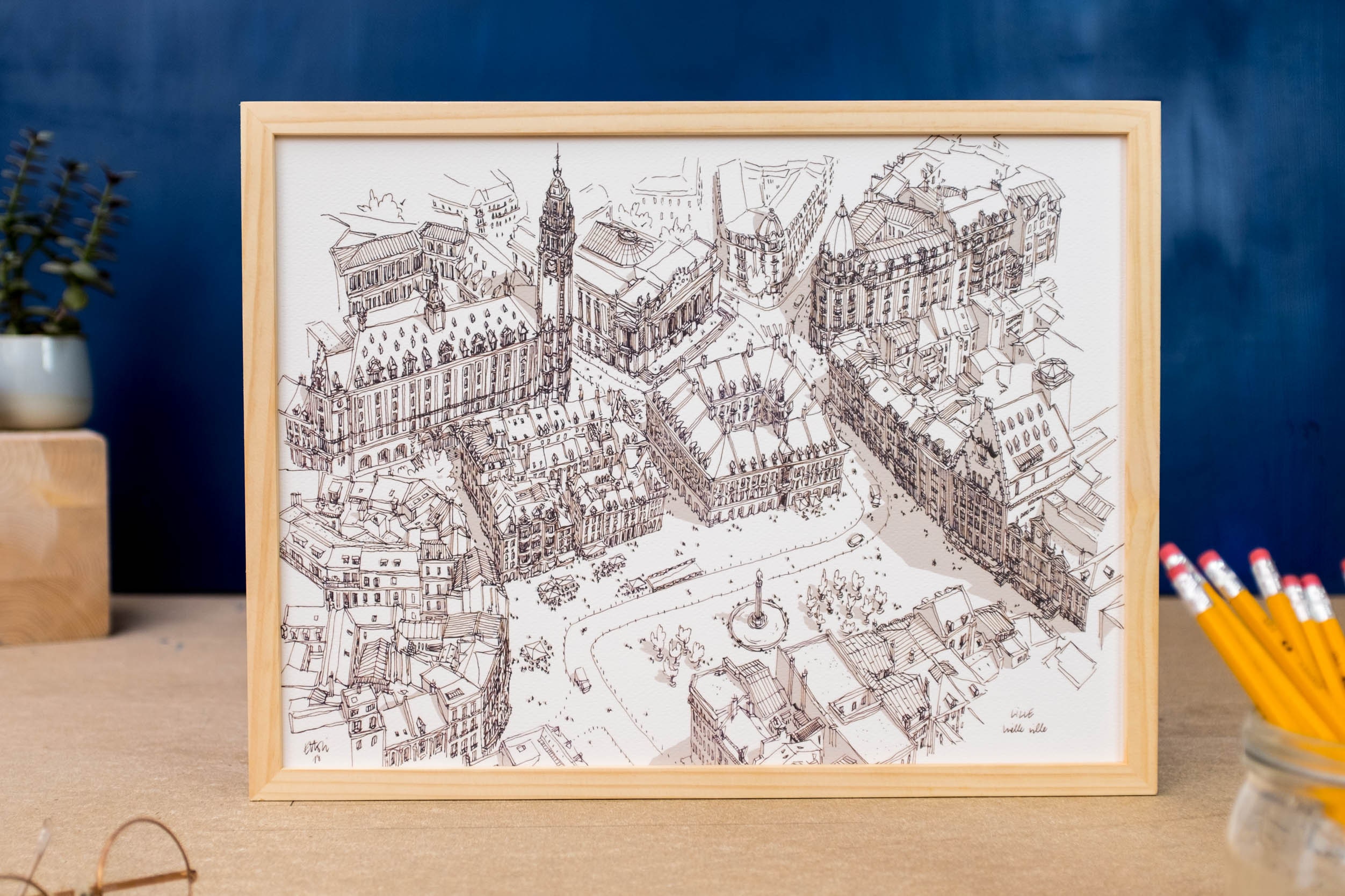 Affiche de La Grande Place à Lille