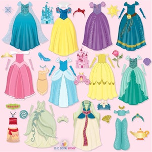 Prinzessin Kleid Clipart, Halloween Kostüme, Prinzessin Party