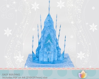 VERKOOP!! 3D Prinsessenkasteel, IJskoninginkasteel