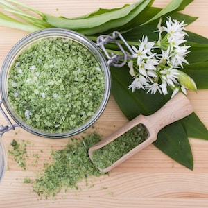 Herb Salt - Guérande Sea Salt Enriched with Aromatic Herbs - 75g in Resealable Packaging