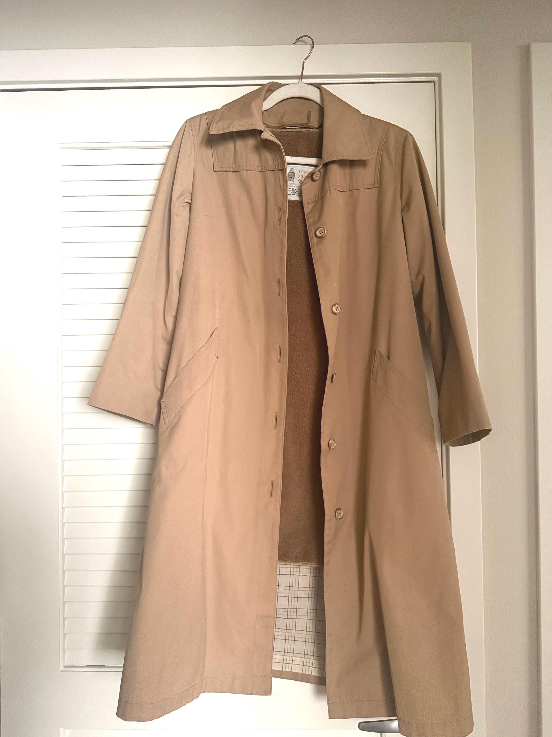 80s London Fog Coat - Etsy