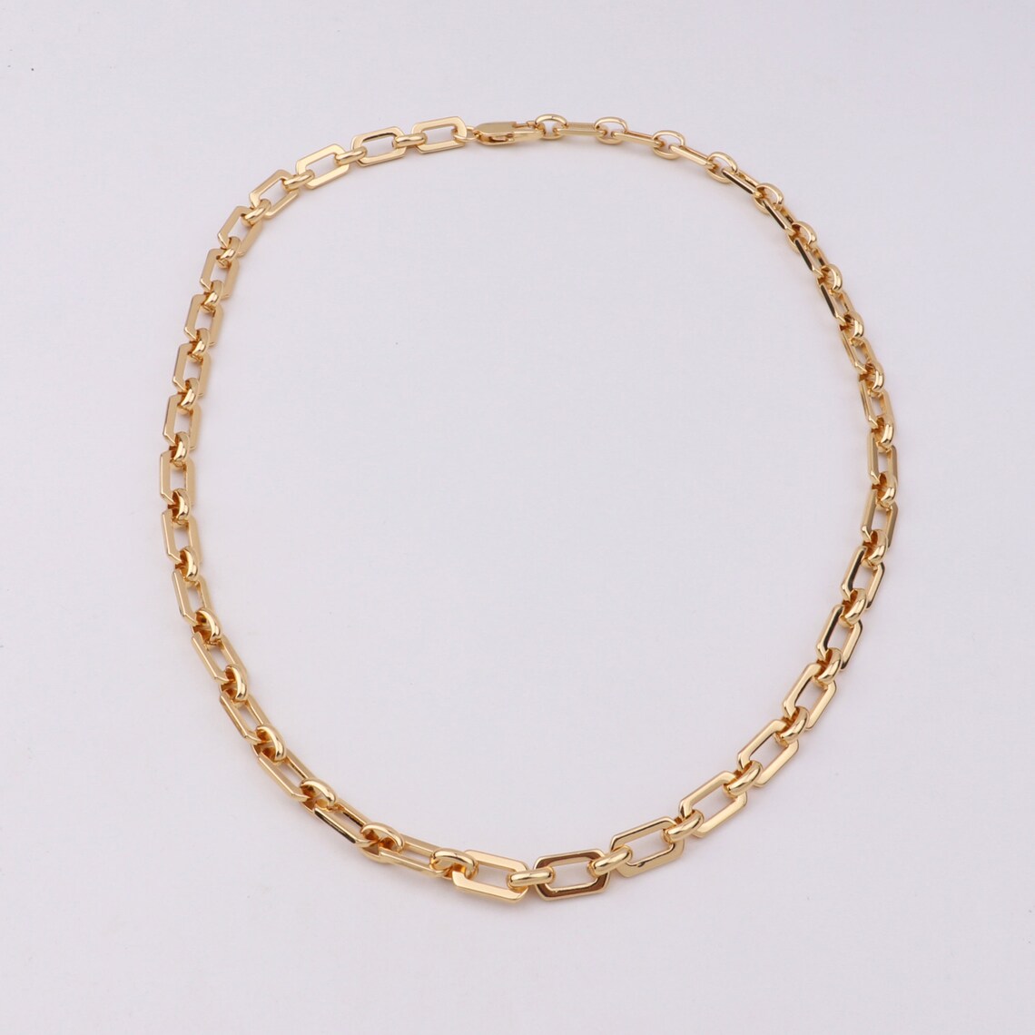 Handmade Dainty Unique Chain Necklaces 1pcs 18kt Gold Filled Etsy