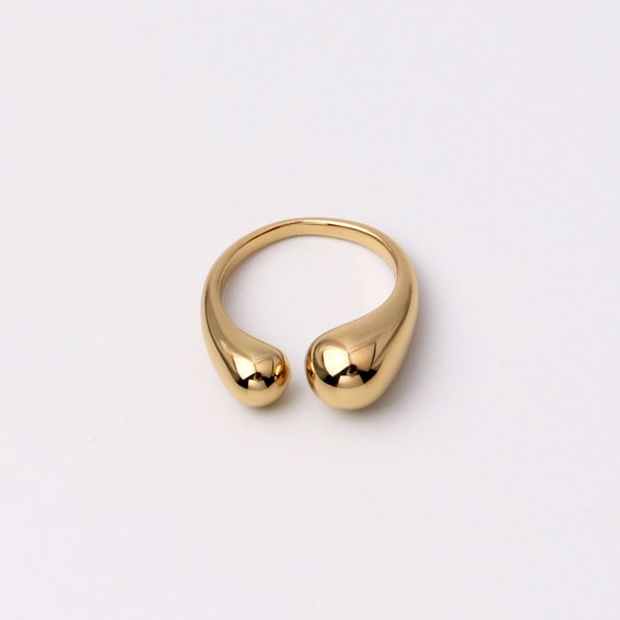 Not Shiny Gold Color! 1pcs Delicate 23k USA Yellow Gold Oval