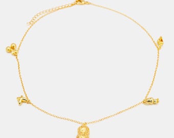 Handmade Gold Filled Peanut Conch Cherry Cross Little Bear Pendant Factory For Brands Boutique.