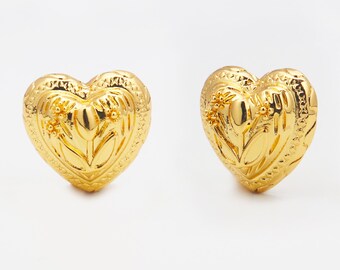 16kt Gold Filled Love Flower Medium Earrings Factory For Brands Boutique