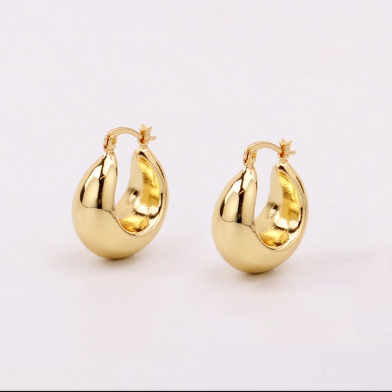 Gold filled hoop earrings wholesale deals