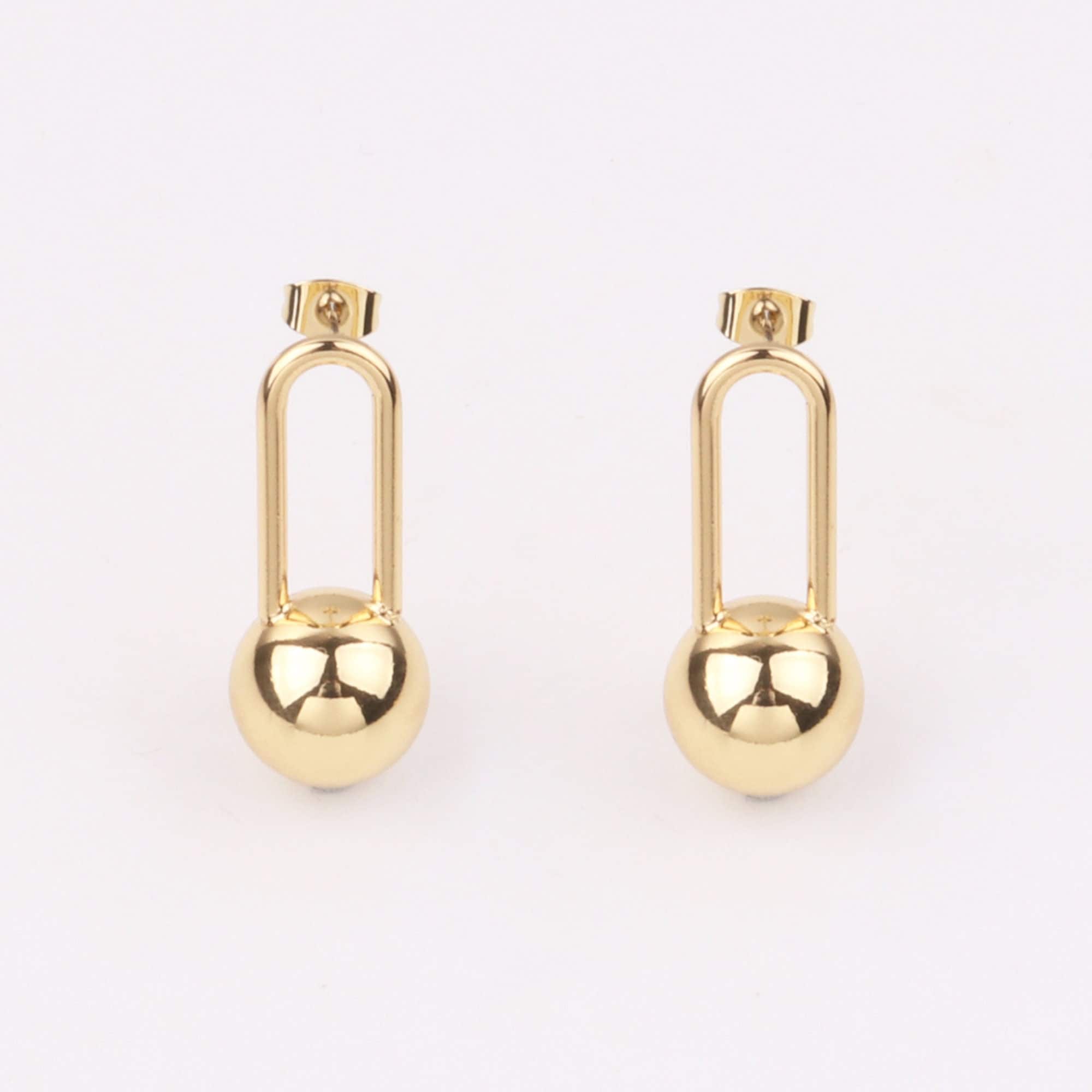 Orecchino Filo Perla Di Fiume Oro Giallo - FILODORO® Poidimani - Foto 4