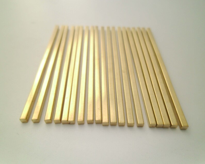 50pcs High Quality 2x60mm Long Solid Raw Brass Bars Without Etsy