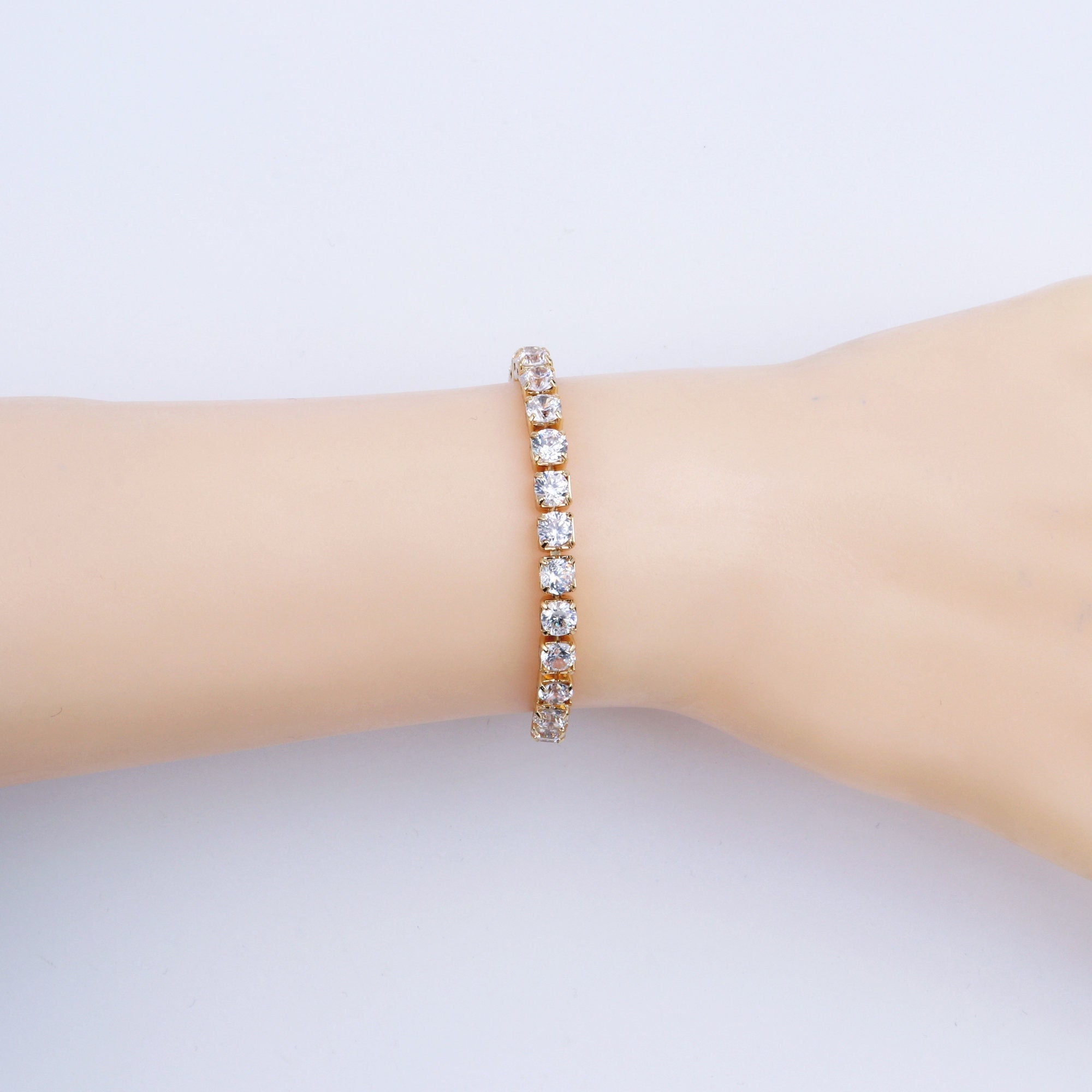 Custom Handmade 1pcs Delicate 18K Gold Filled Square Shiny