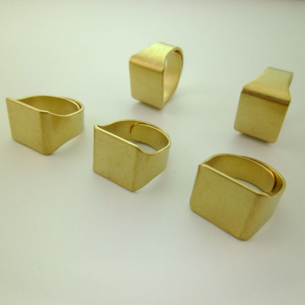 Brass Ring Blanks Etsy