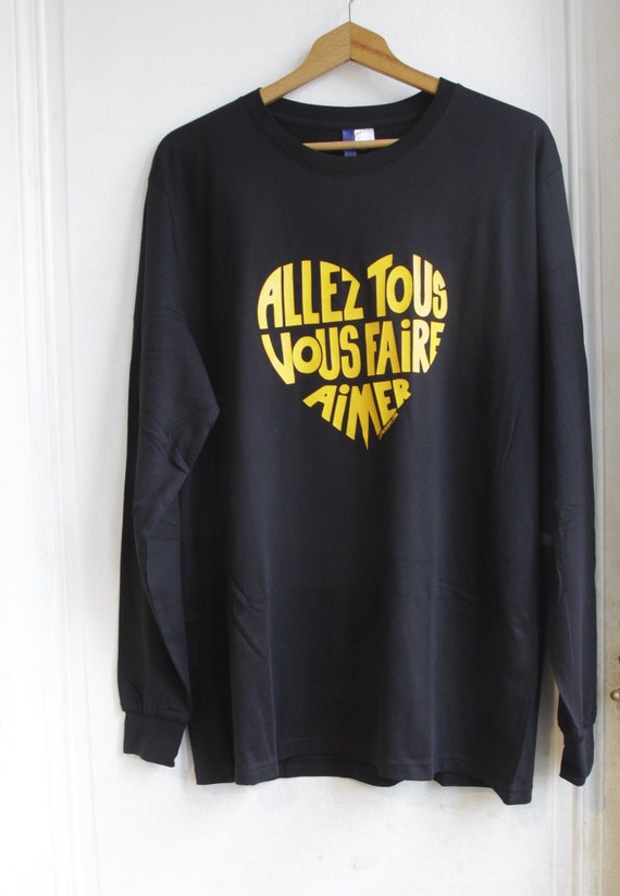 golden yellow long sleeve shirt