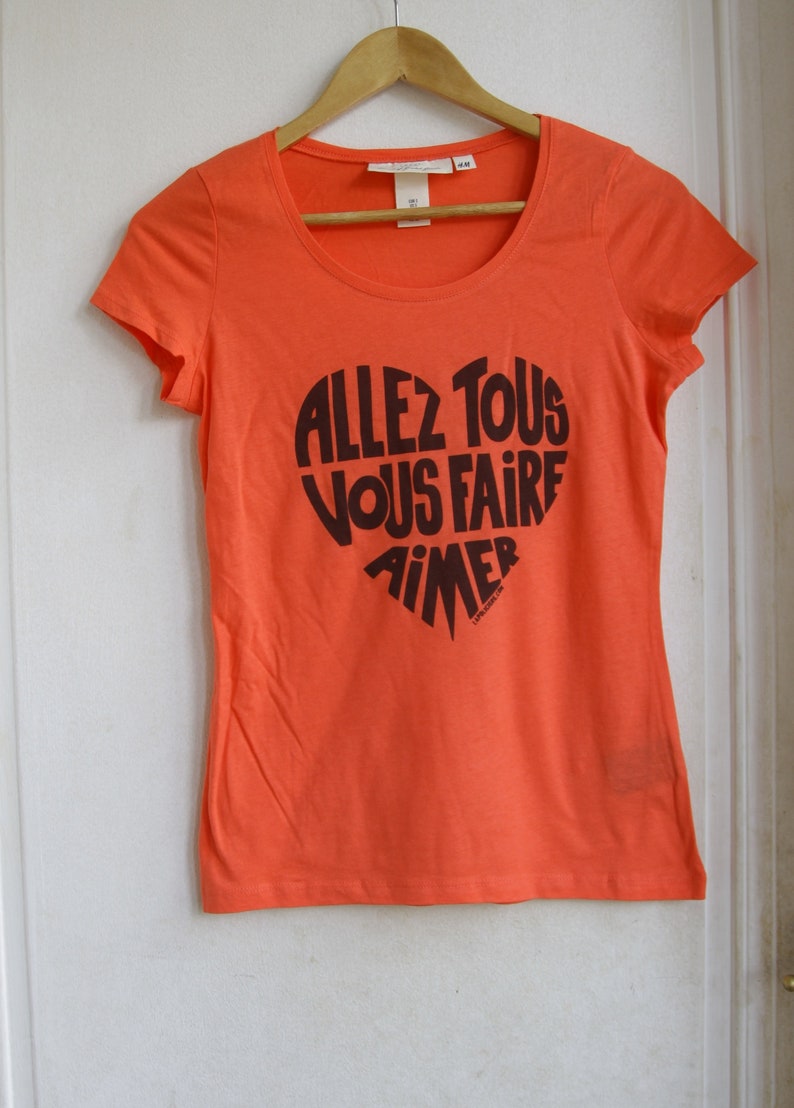 tee shirt femme corail