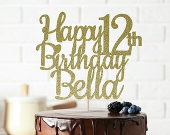 12th Birthday Topper Etsy - roblox 12th birthday cake
