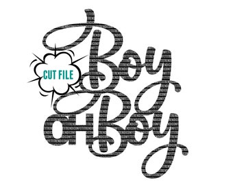 Download Oh Boy Cut File Etsy
