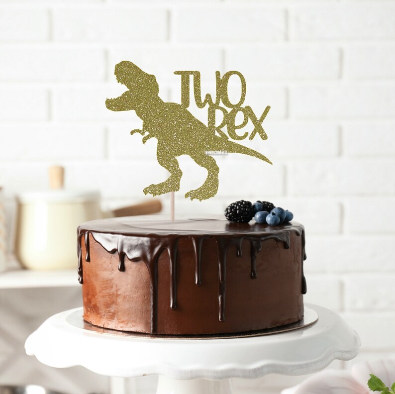 Download Two Rex SVG Birthday SVG Files Cake Topper svg Birthday | Etsy