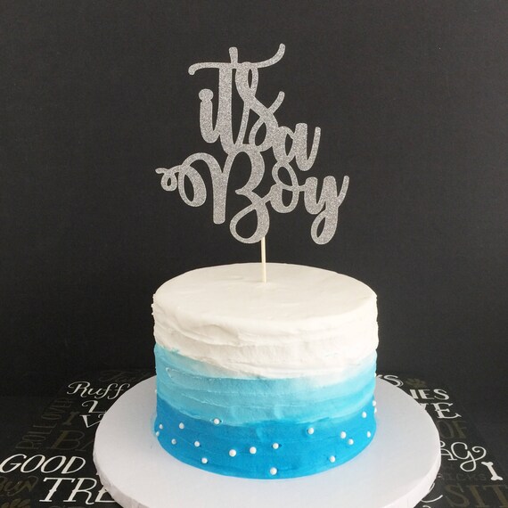 baby boy cake topper
