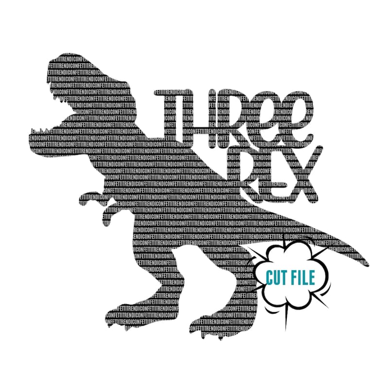 Download Three Rex SVG Birthday SVG Files Cake Topper svg Birthday ...