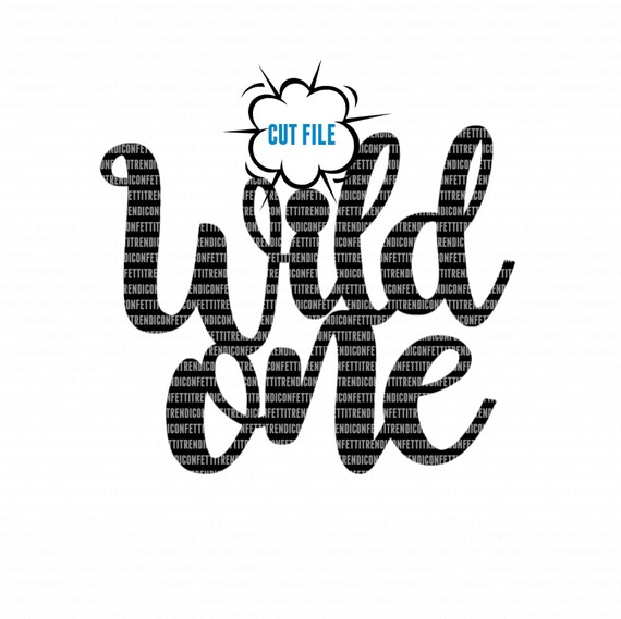Wild One SVG Cake Topper svg First Birthday svg Birthday