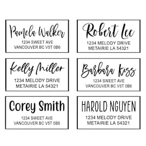 100 autocollants pour étiquettes d'adresse | Etiquettes nominatives personnalisées, Etiquettes d'adresse pour mariage, Etiquettes pour enveloppes, Réservez cette date, Etiquettes d'adresse de retour