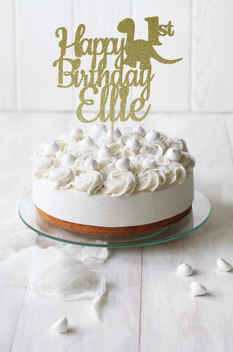 Personalised Cake Topper Birthday Party Décoration Tout Nom Mot