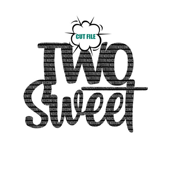 Download Cake Toppers Picks Paper Party Supplies Two Cool Svg Cake Topper Svg Two Cool Cake Topper Svg Laser Cut Svg 2nd Birthday Cake Topper