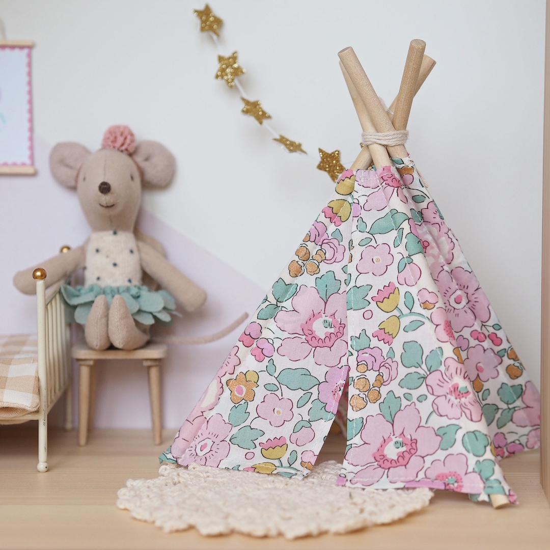 Dollhouse Teepee Liberty Print Limited Edition Maileg Tent Modern