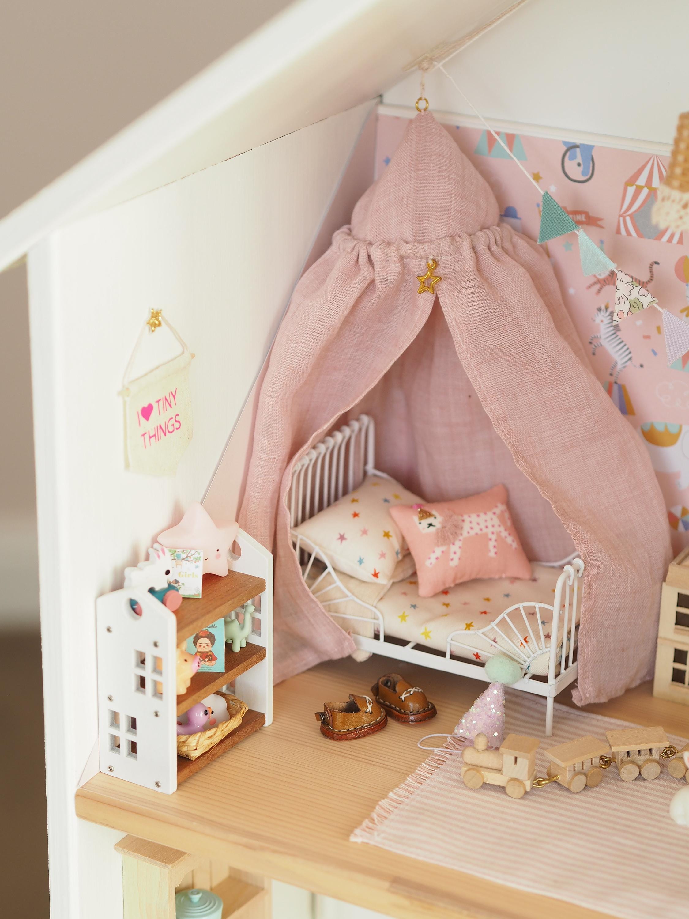 Melody Jane Puppenhaus 2-Cube Regal – Modernes Display-Regal Für Miniaturen (Maßstab 1:12)